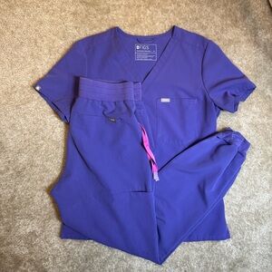 Figs Deep Purple Scrub Ensemble